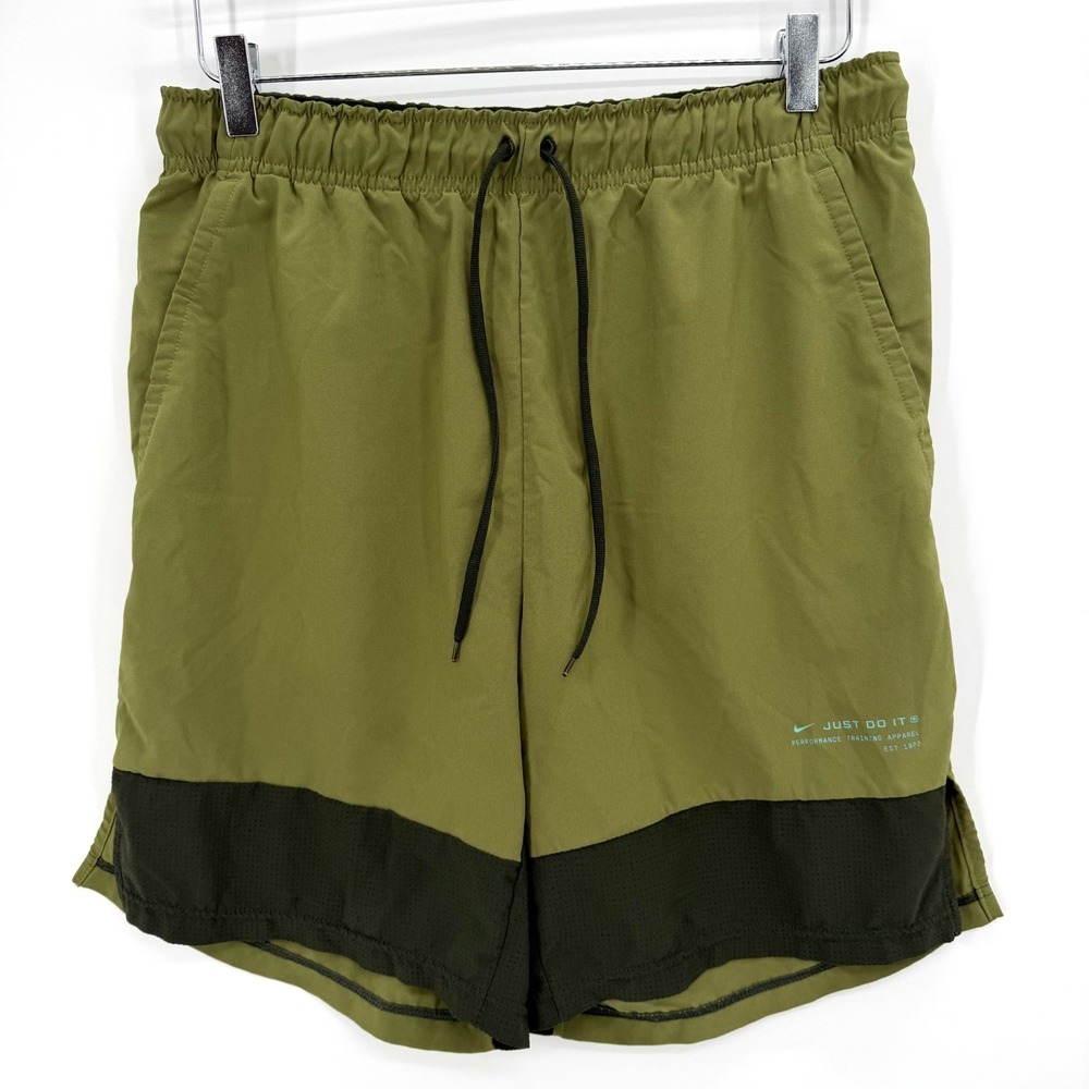 Nike Dri-Fit JDI Training Flex Woven Shorts Men Size M Green Athletic DV7992-378